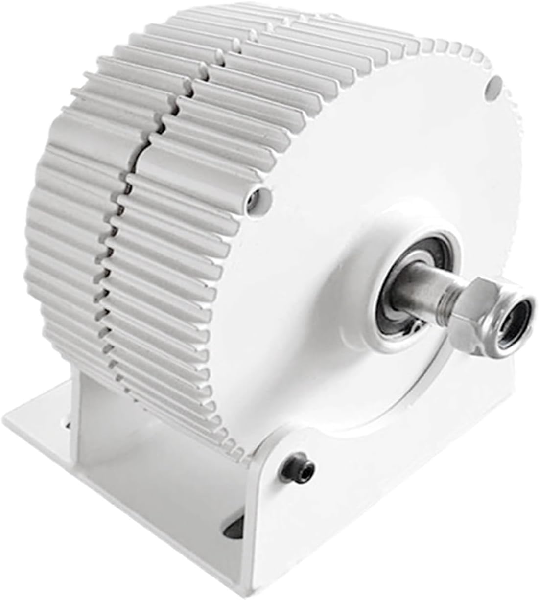 Wind Turbine Generator Kit, 1000W 12V 24V 48V Low RPM Permanent Magnet Generator DIY Wind Turbine 1KW Small Alternator Use for House Farm for Hybrid Solar Wind System(WB,Single Shaft_24V_1000W)