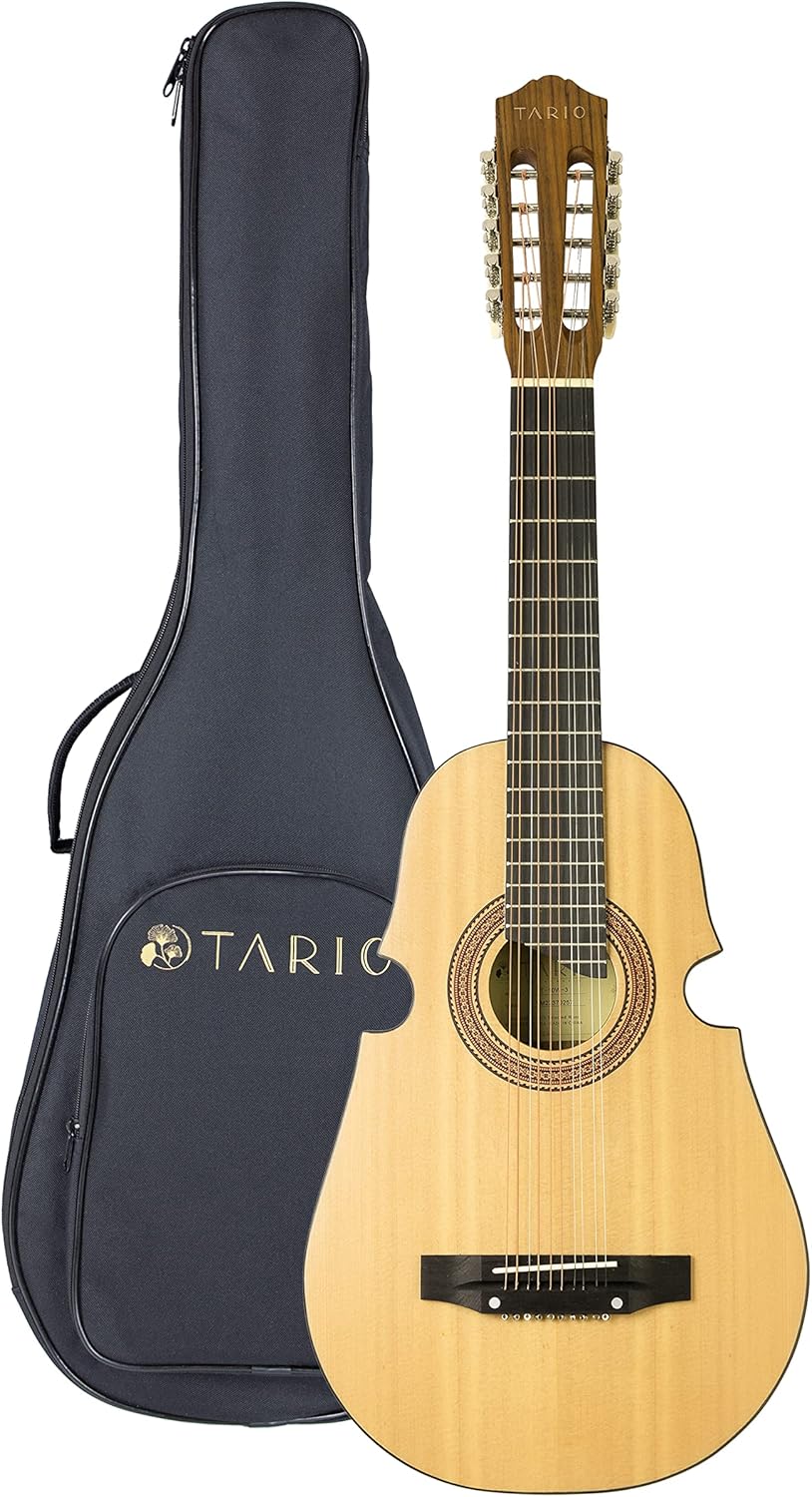 TARIO 10 String Acoustic Cuatro Guitar spruce top Ovankol back & sides rosewood fingerboard &bridge