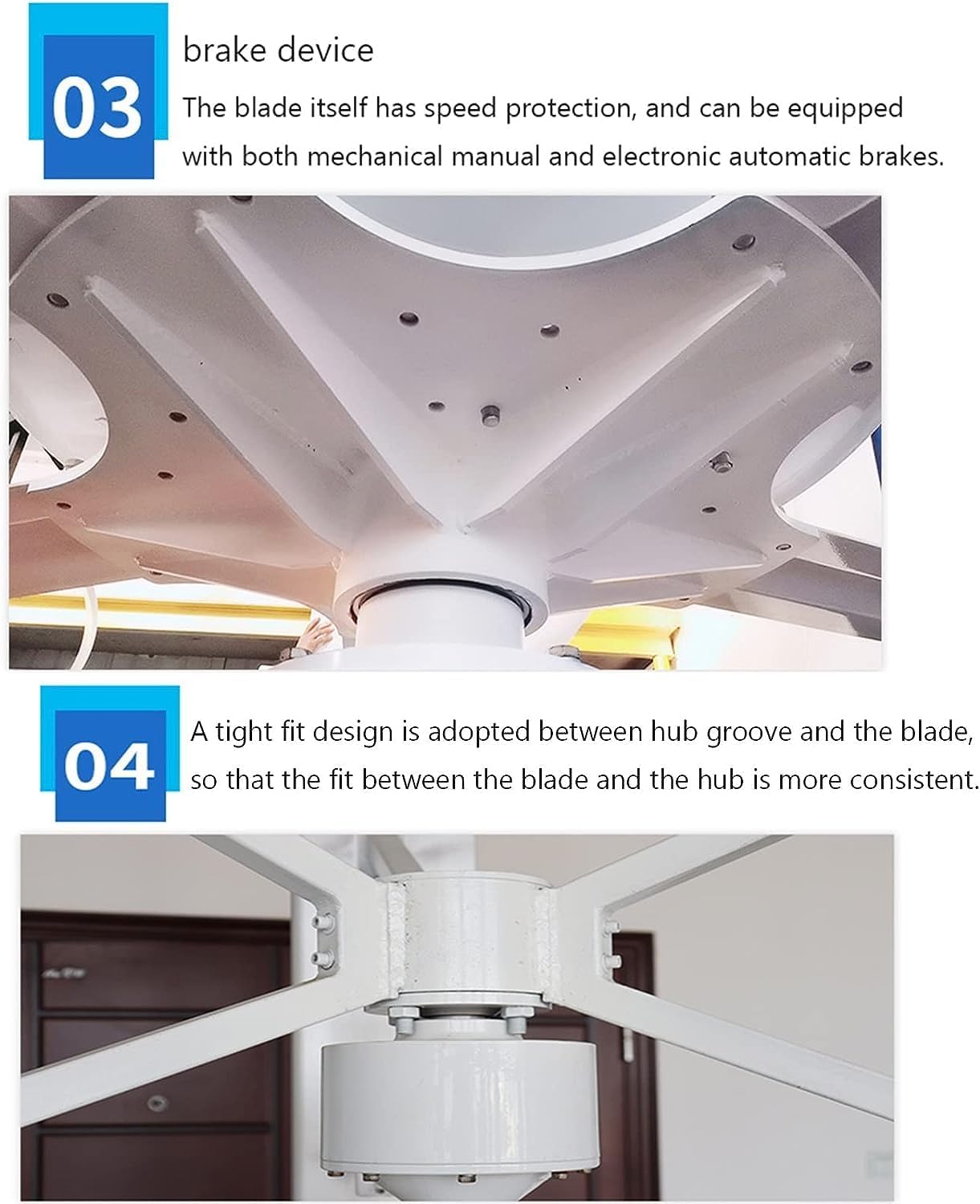 CHRISK 1000W Low Noise Wind Turbine Generator 12V 24V 48V Vertical Axis Magnetic Levitation Wind Turbine Kit with DC Controller