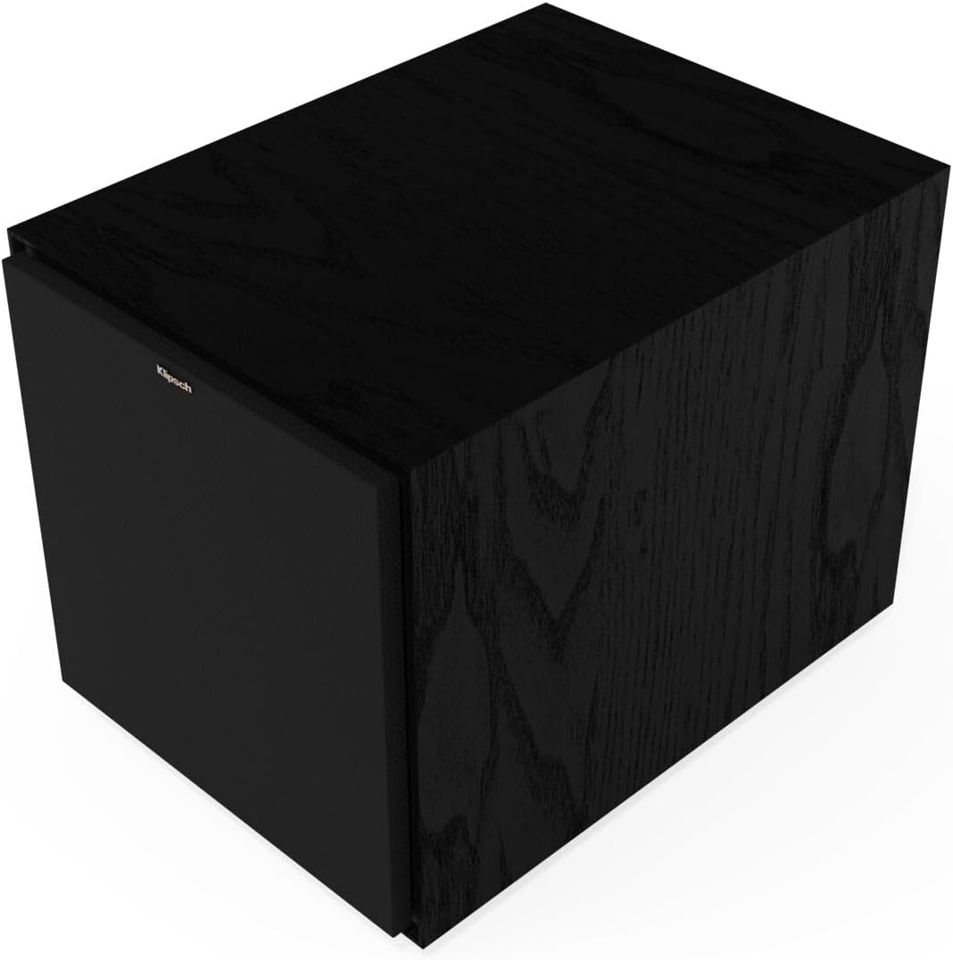 Klipsch Reference R-101SW 10” Front-Firing Subwoofer with All-New Spun-Copper 10” woofers and an All-Digital Amplifier for Premium Home Theater Sound in Black