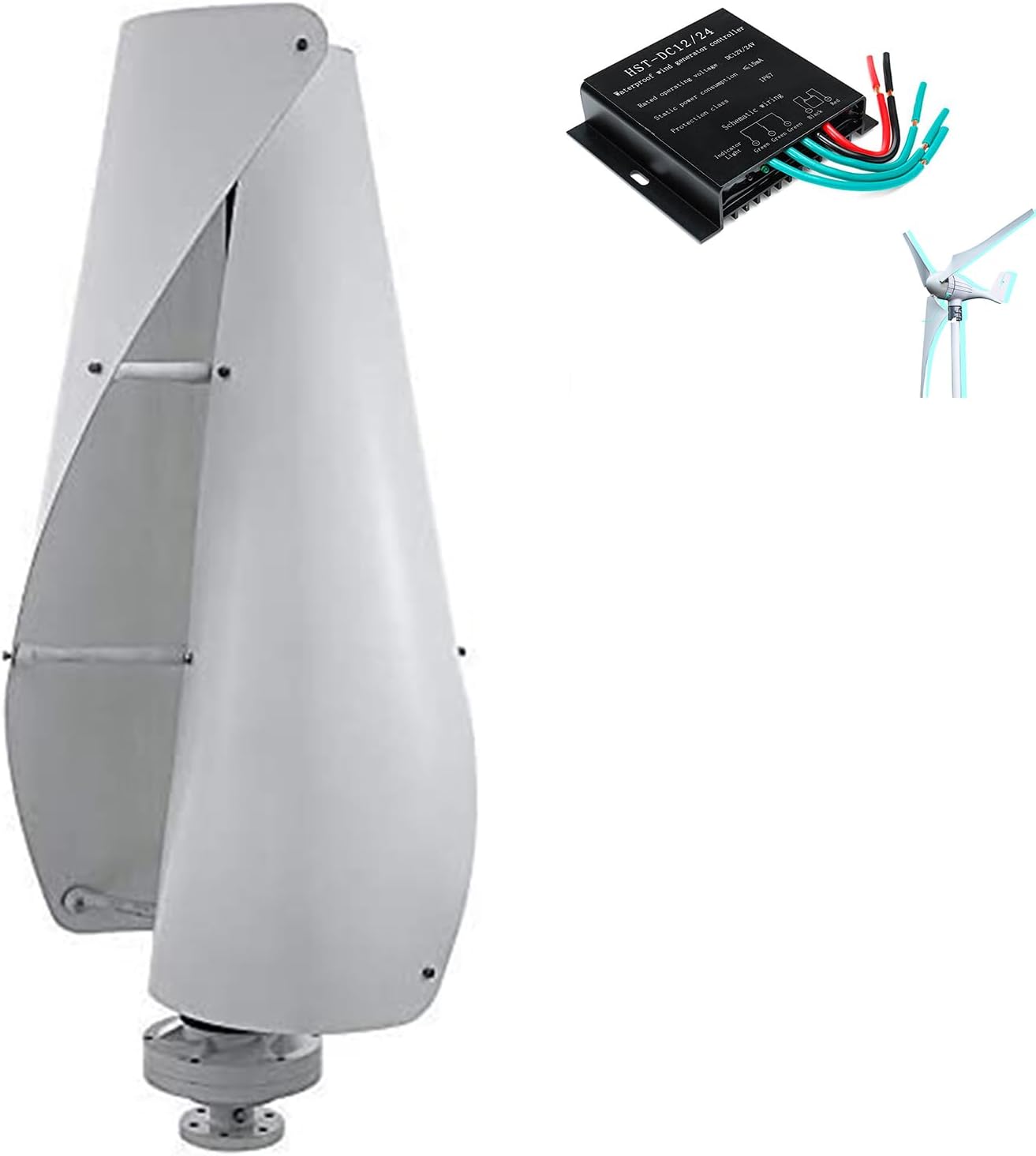48V,Low Noise Wind Turbine Generator, 12V 24V 48V 220V 16000W Wind Turbine Generator with Mppt Controller for Home Garden Use
