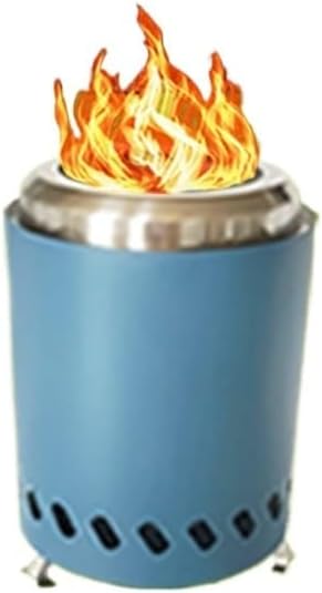 Outdoor Fireplaces Portable Stainless Steel Double Combustion Camping Brazier Fire Pit Wood Heater Fire Pits