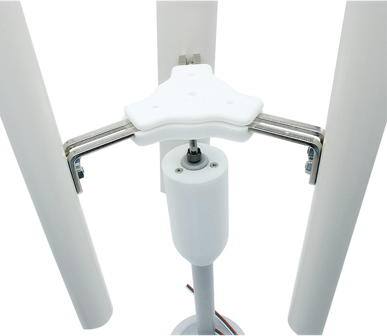 20W Vertical Axis Wind Turbine Model Vertical Wind Turbine Model Three-Phase Permanent Magnet Generator Windmill DIY Display