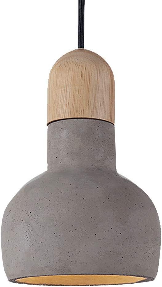 Ceiling Pendant Light,Nordic Retro Pendant Lamps Restaurant Bar Cafe Cement Concrete Chandelier Bedroom Living Room Decoration Single Head Ceilinght