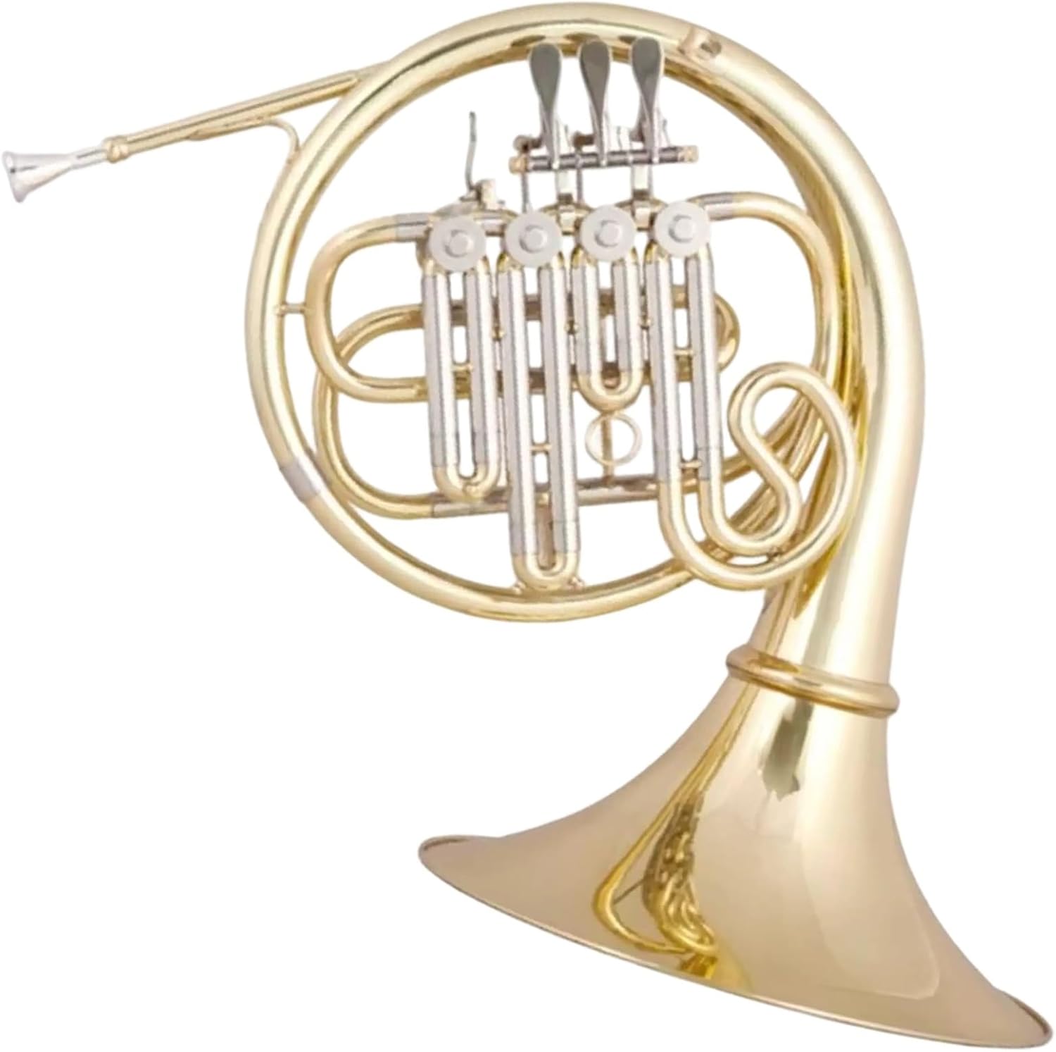 4 Key French Horn French Horn In B Flat Or F Key Four Split Single And Double Row For Beginners(1)