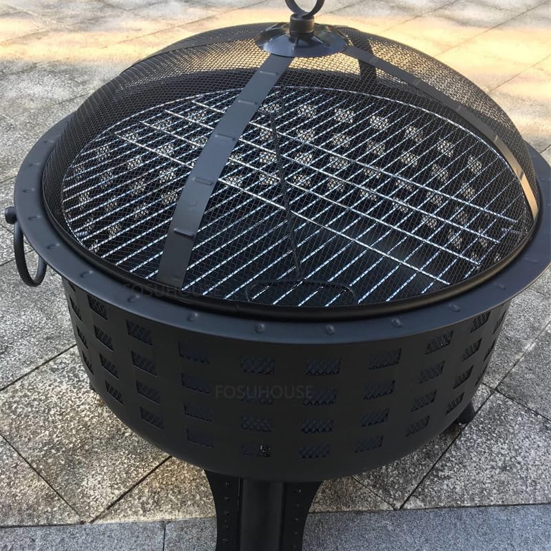 Outdoor Fireplaces Fire Pit for Outdoor Heater Winter Firewood Pot Creative Leisure Barbecue Charcoal Brazier Fire Pits