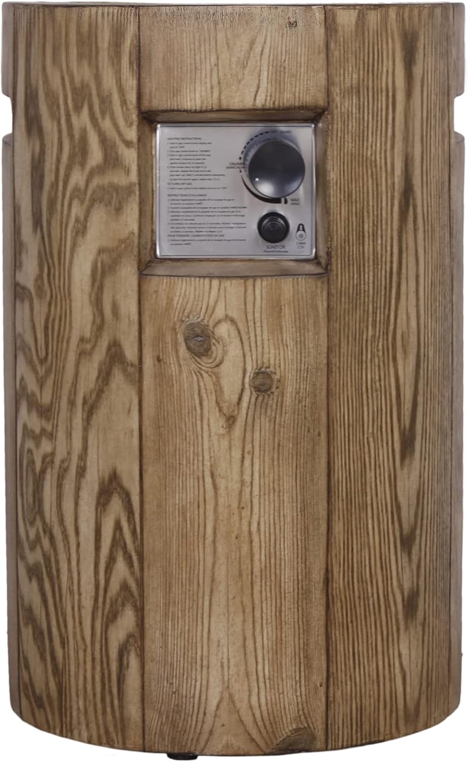 25'' Ore Powder 30,000BTU Adjustable Flame Propane Gas Fire Table with Waterproof Cover