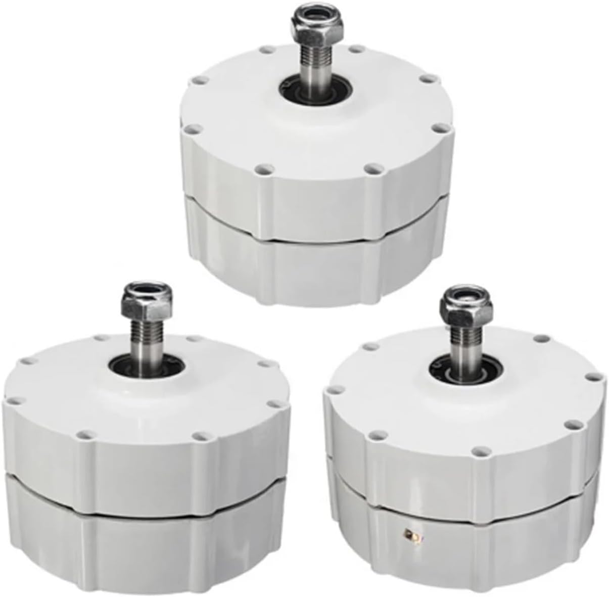 Low Speed Wind Turbines Generator 500W 600W 800W 12V 24V 48V Gearless Magnet Generator AC tors for Wind Turbine Water Turbine Low Starting Speed for Home(with Base,12V_800W)