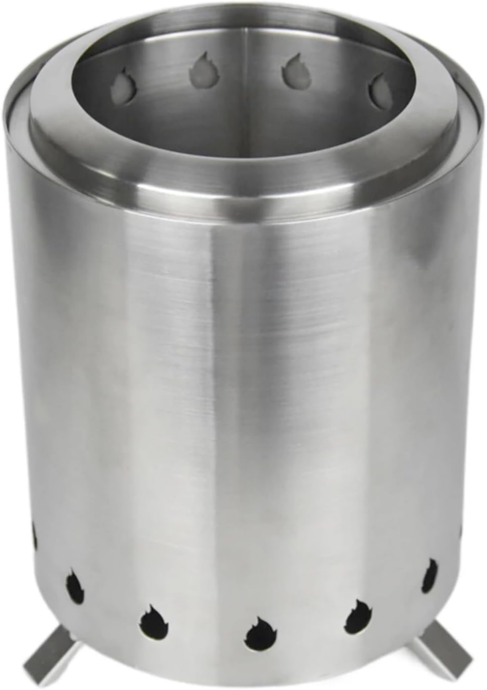 Garden supplies Camping Wood Stove Stainless Steel Outdoor Smokeless Fire Pit Small Backpacking Stove for Traveling Hiking Picnic Outdoor heater