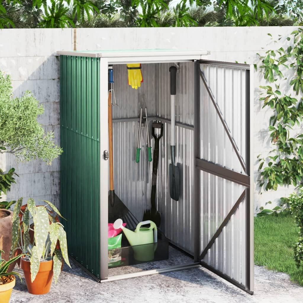 Outdoor Storage Garden Storage Room Outdoor Tool Shed Garden Tool Shed Green 34.6