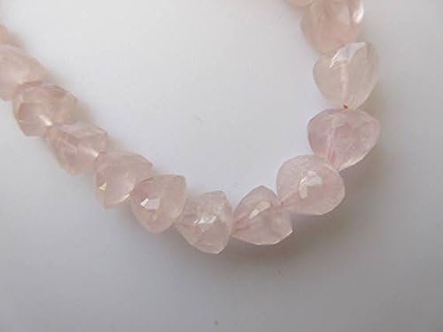 13 inch natural beads strand of 11mm faceted trillion crystal quartz gemstone beads for DIY jewelry - necklace, bracelet, earring, ring.