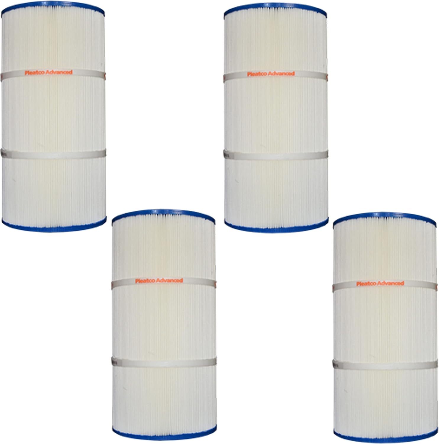Pleatco Filtration PCC60-PAK4-EC Pool Filter Cartridge Replacement for Unicel: C-7469-4, Filbur: FC-6460, OEM Part Numbers: