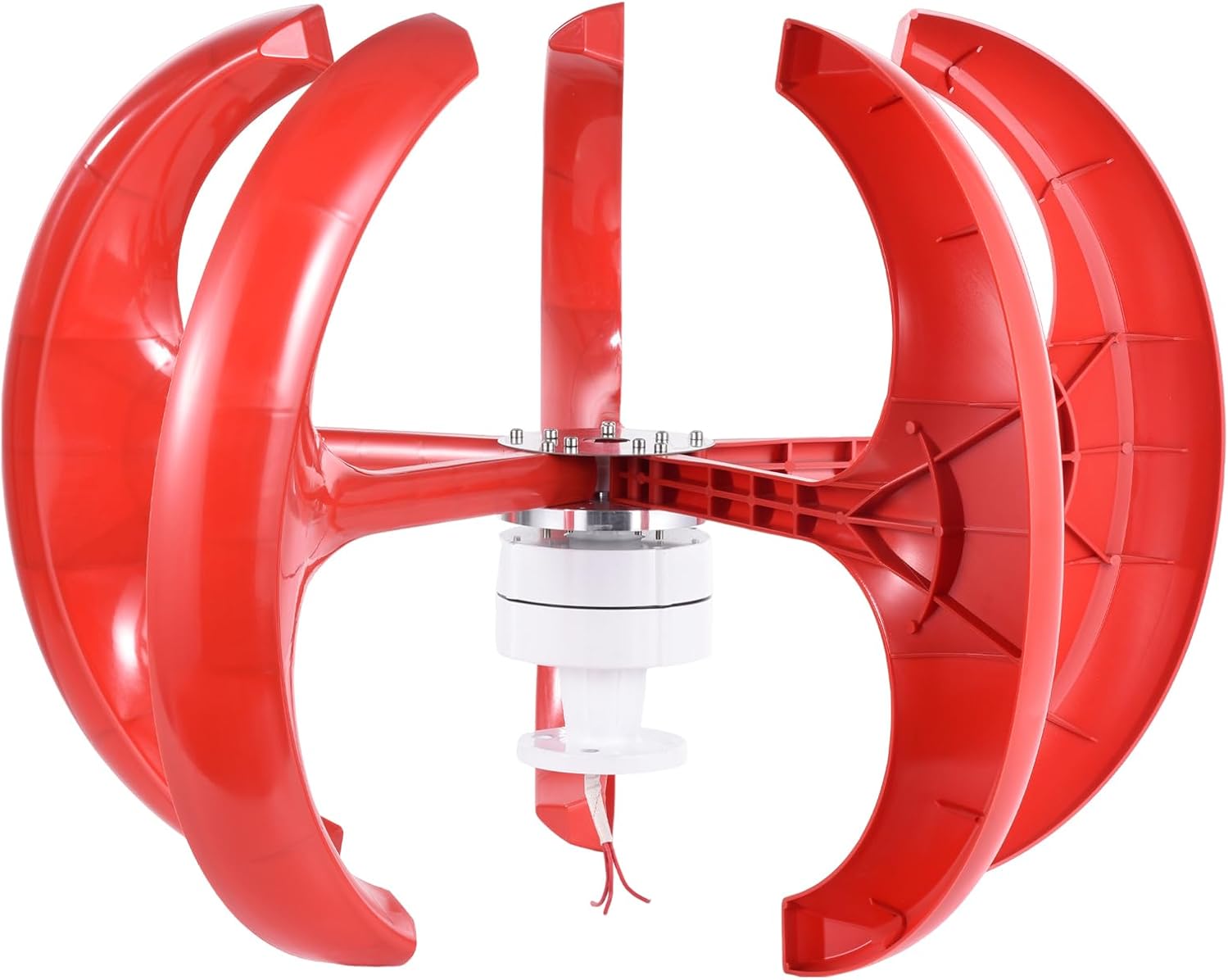 Wind Power Generator Kit | Wind Turbine with Controller, Flange Plate - 12 V/24 V Windmill Generator Kit, 1200W, 5 Leaves for RV, Street Lighting