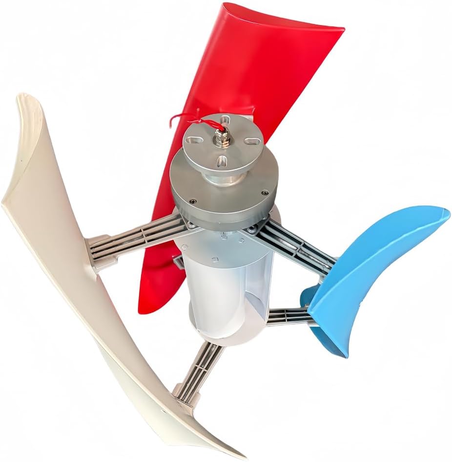 12000W Vertical Axis Wind Turbine Generator Home Wind Turbine System with Controller & 3 Blades, Home Windmill Kit Wind Power Equipment,220V