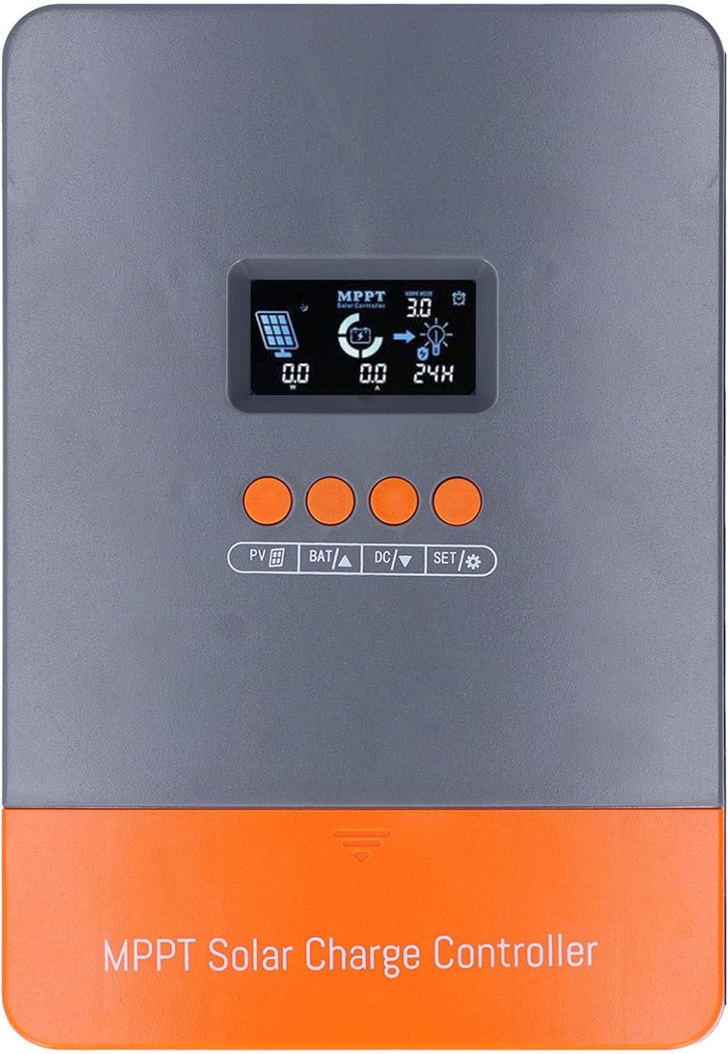 MPPT Solar Controller, POW M60 PRO LCD Display Solar Controller Photovoltaic Solar Panel Controller 3 Stage Charging Mode Solar Controller for Solar Power System