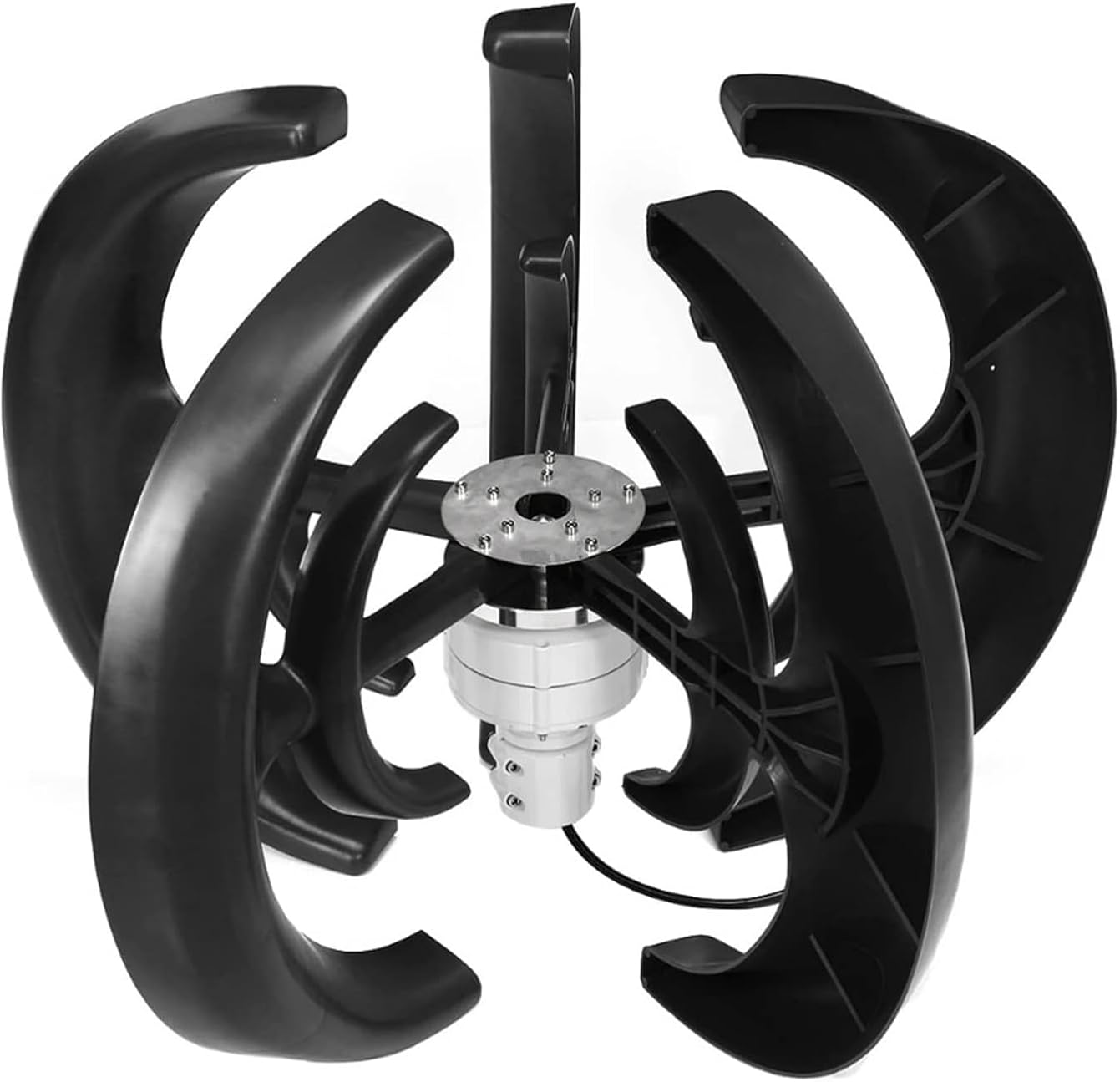 CHRISK Wind Turbine Generator Kit 5000W Wind Turbine Generator Lantern Vertical Axises Wind Generator for Residential Household Streetlight