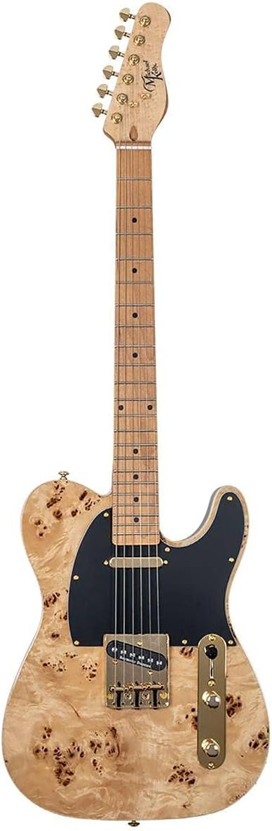 Michael Kelly Mod Shop 50 Duncan Electric Guitar Natural Burl