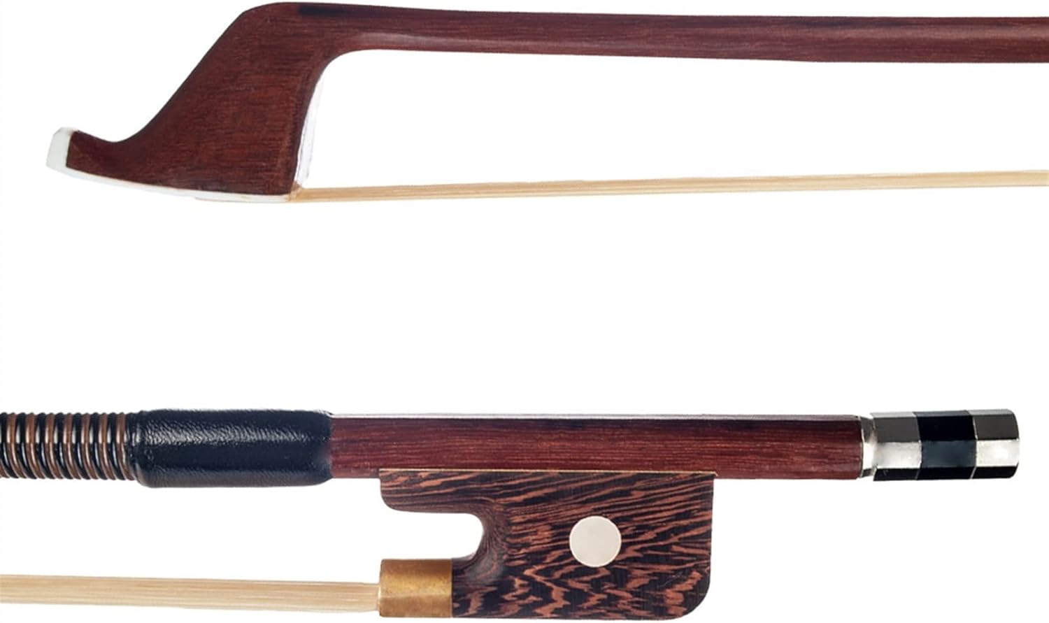 TSTS 4/4 3/4 1/2 1/4 1/8 Double Bass Bow French Style Upright Brazilwood Bow Durable Double Bass Bow Professional Violin Bow (Color : 1/4)