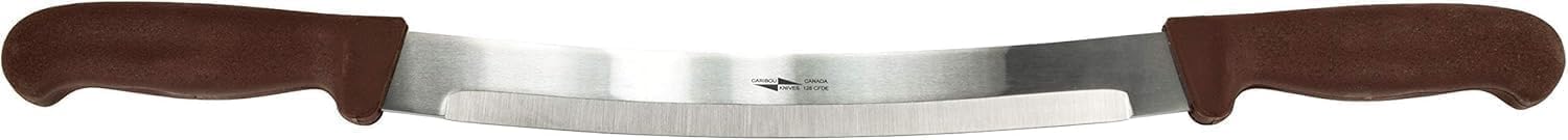 Caribou Double Edge Fleshing Knife Trapping Supplies Fur Handling