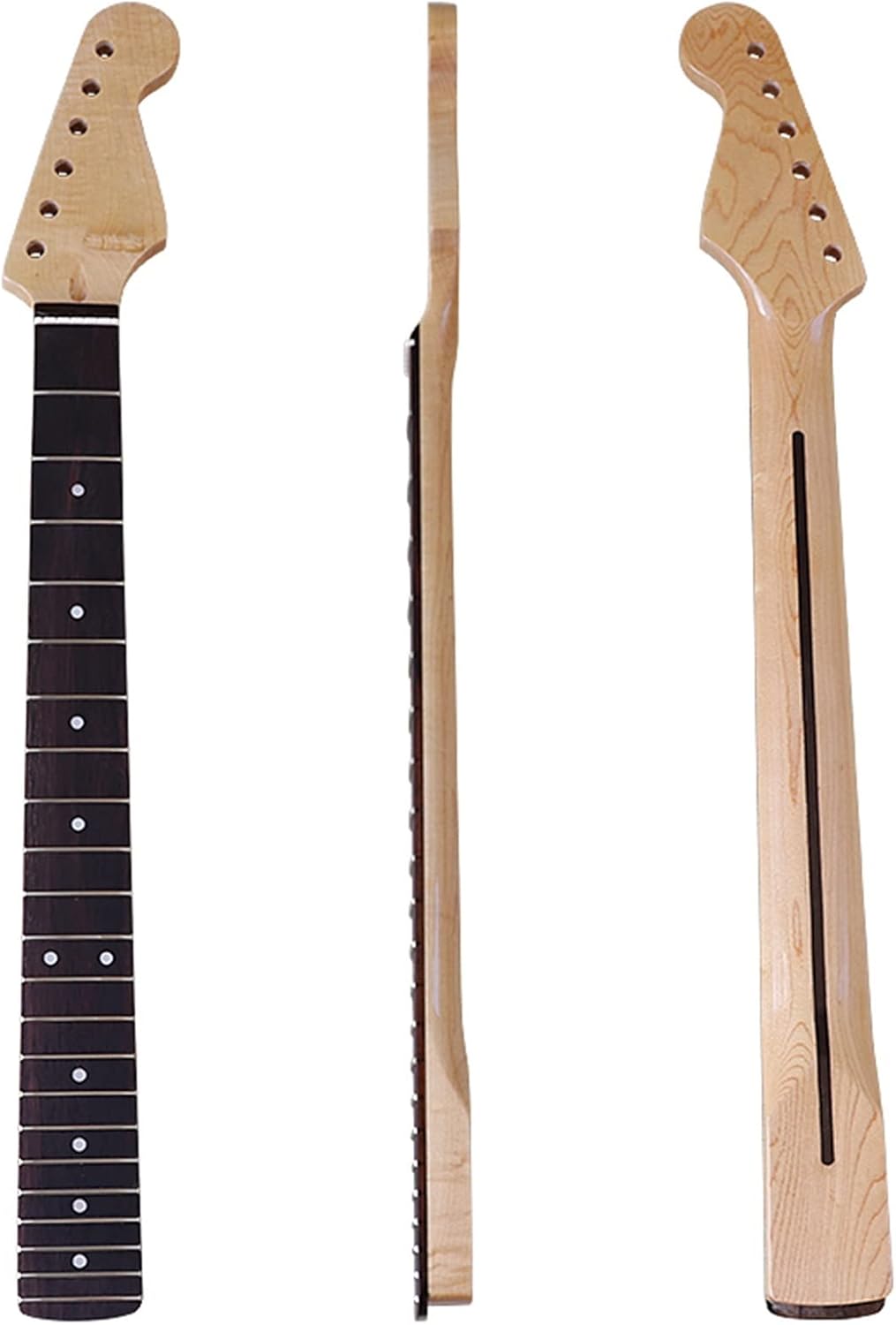 High Gloss Small Head St Electric Guitar Neck Canadian Maple Rosewood Fretboard 6 Strings 22F Guitar ​Neck Replacement