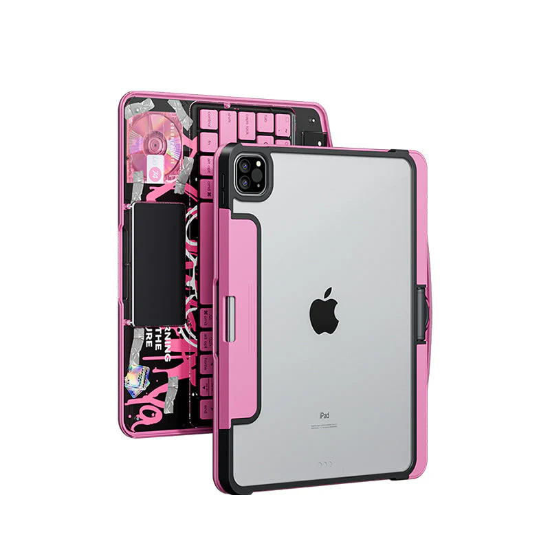 Transparent 360�� iPad Keyboard Case