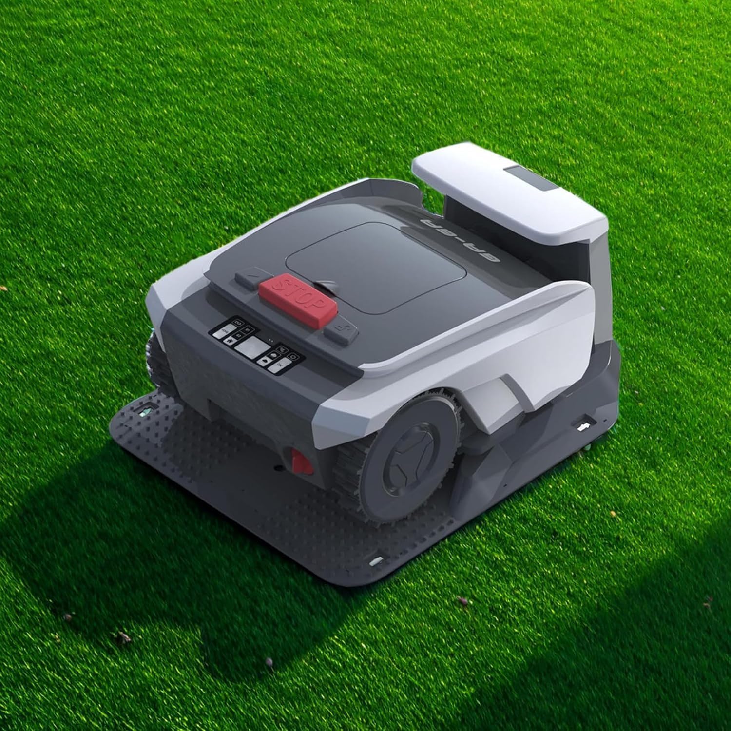 CHRISK Robotic Lawn Mower for Gardens up to 1500㎡ 3D Obstacle Avoidance, Intelligent Path Planning, No-entry Zone Setting
