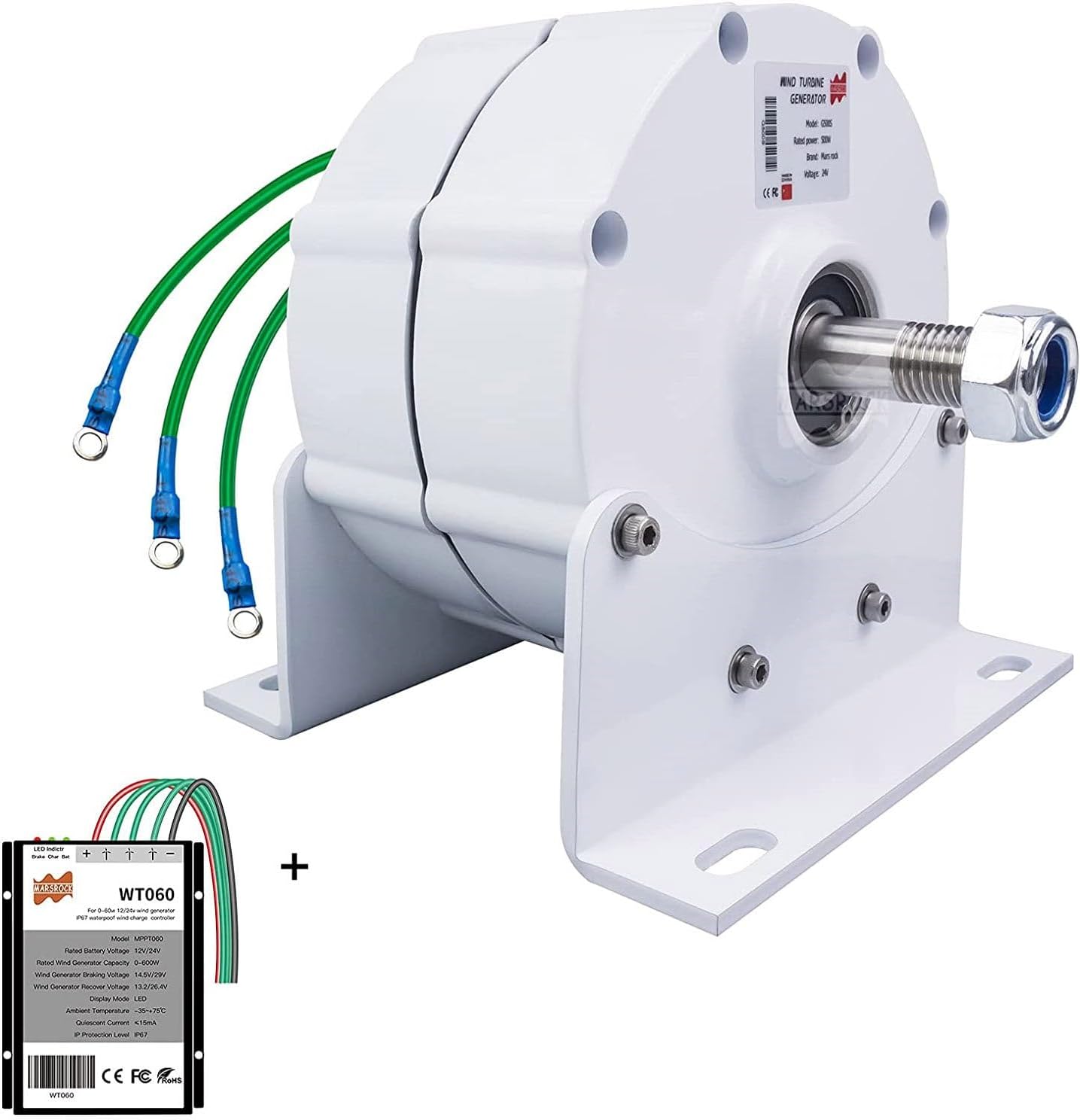 3000W 5000W 6000W 8000W 9000W 10000W Permanent Magnet Generator 12V 24V 48V Wind Turbine Generator Windmill Exercise Bike Hydro Turbine Electric Motor DIY Your Own Horizontal Wind Turbine,24V-10000W