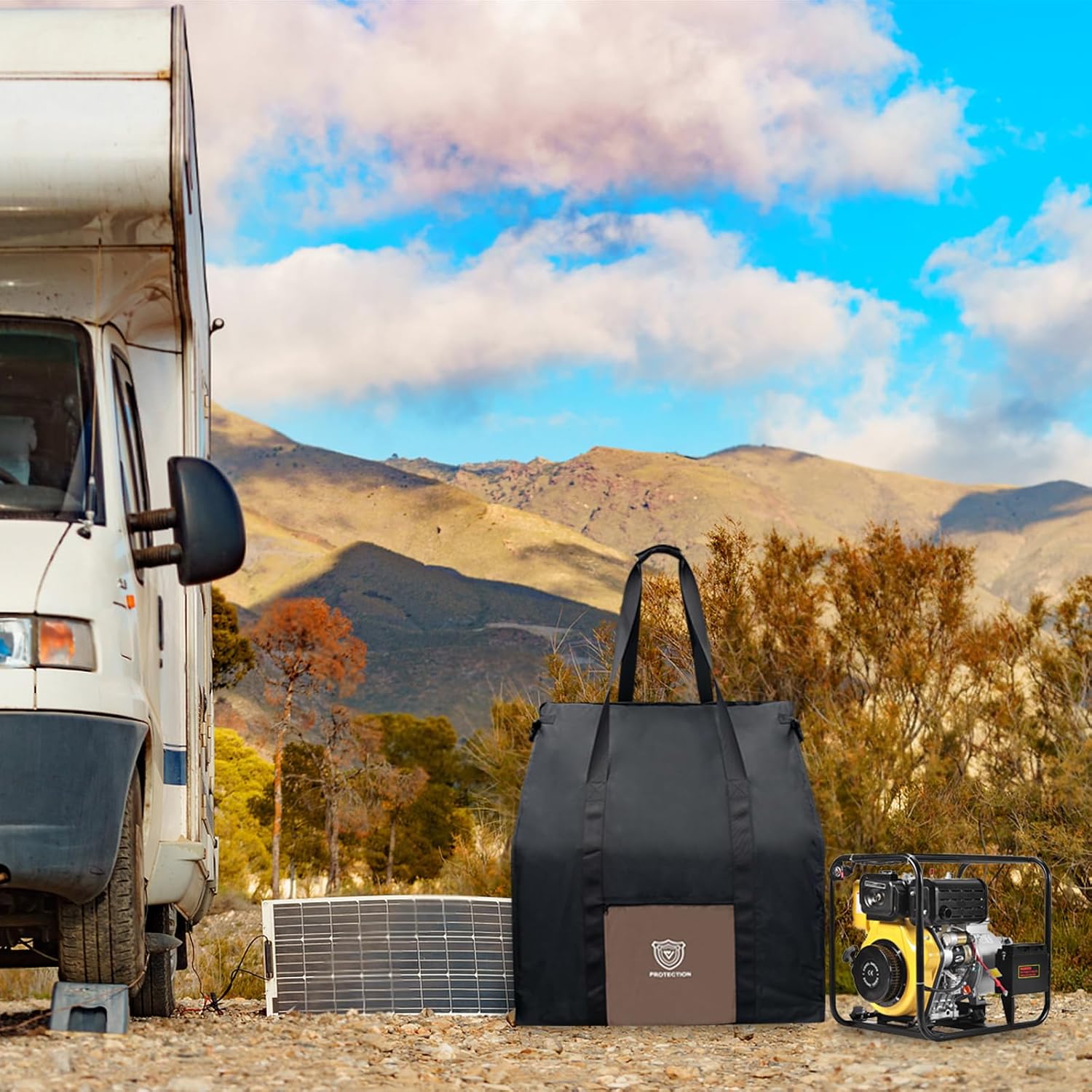 Large Faraday Bag for Generators, Computers & Electronics – Military-Grade EMP & RFID Protection, RF Signal Blocking Cage 30