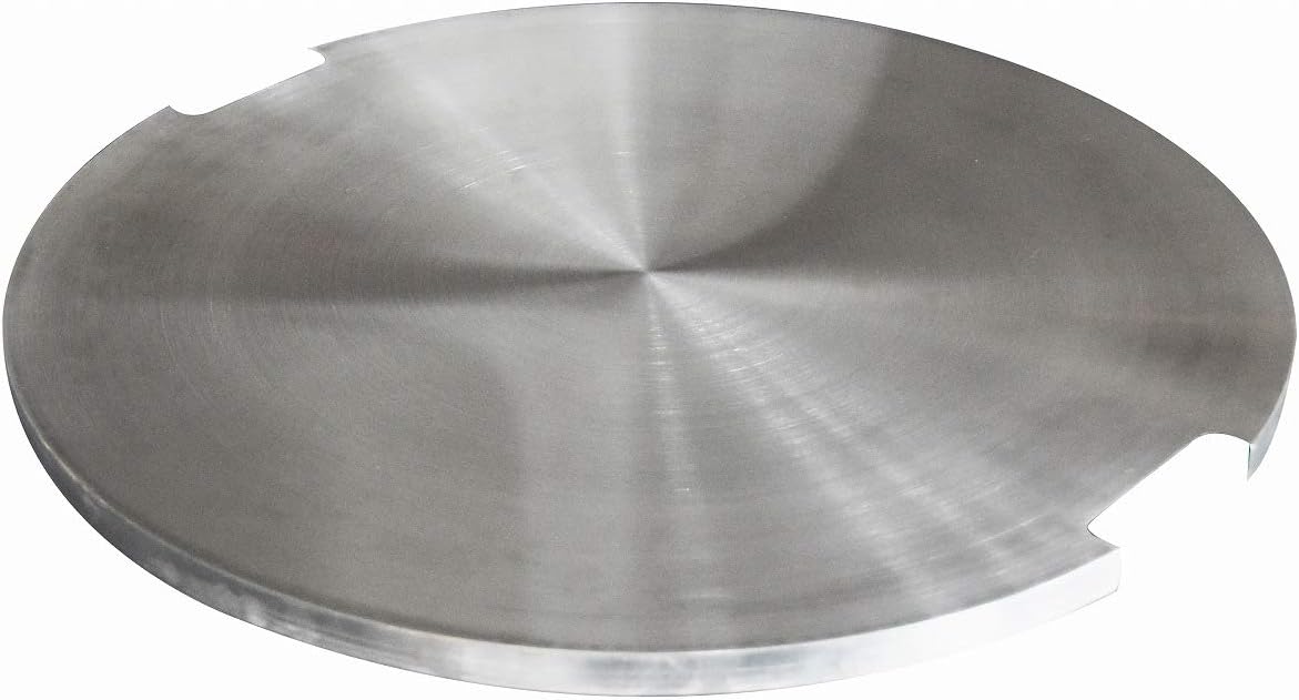 Fire Pit Lid Round Stainless Steel Lid 20.7