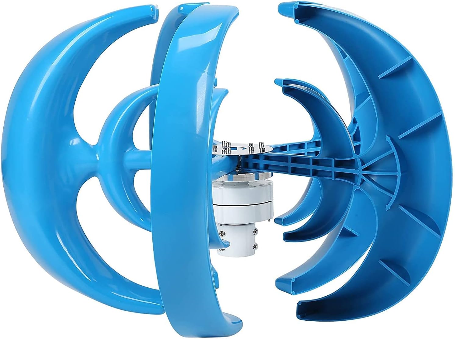 Wind Turbine 10000W 5 Blade Wind Vertical Axis Generator AC Permanent Magnet Generator Wind Turbine Kit with Controller for Wind Solar System