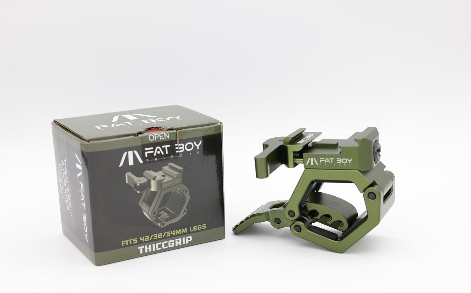 Thick Grip - Tripod Attachment - Compatable with Arca and Picatinny, for Binoculars, Caller Remote, Other Accessories- Includes arca Mount