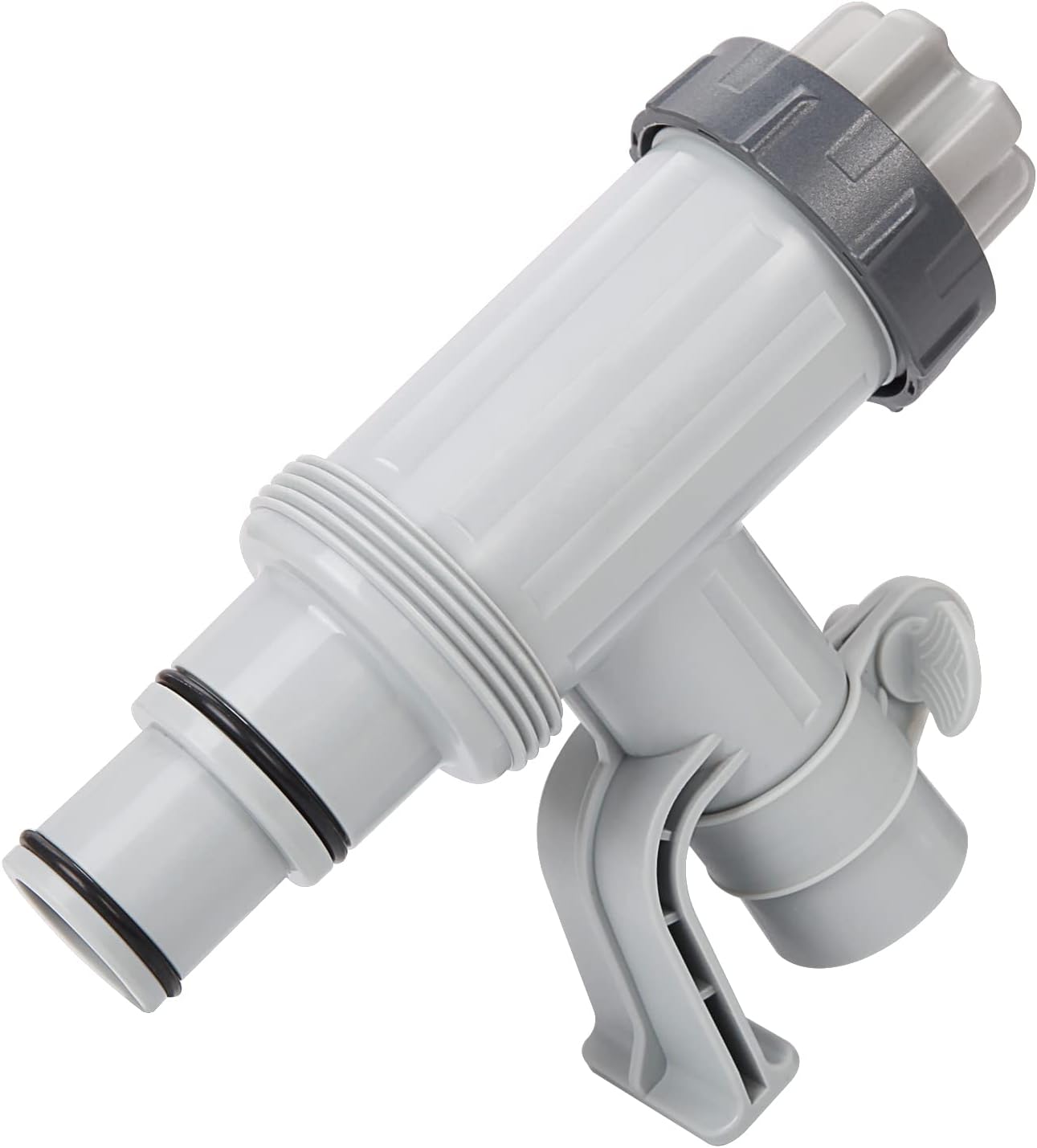 VOEER Pool Replacement Parts with Pool Pipe Holder and Plunger Valve for Above Ground Swimming Pool, Pool Hose Adapter