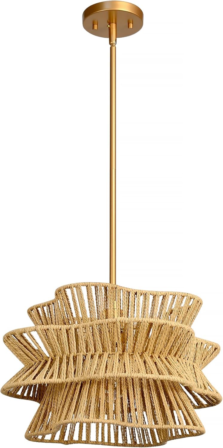 Woven Pendant Lights 16