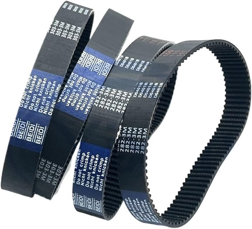 3M Timing Belt Length 195 198 201 204 207 210 213 216 219 222 225 228mm Width 6/9/10/15/20mm Sweeper Washing Machine Belt(228mm-3M-(76 Teeth),1pcs,20mm)