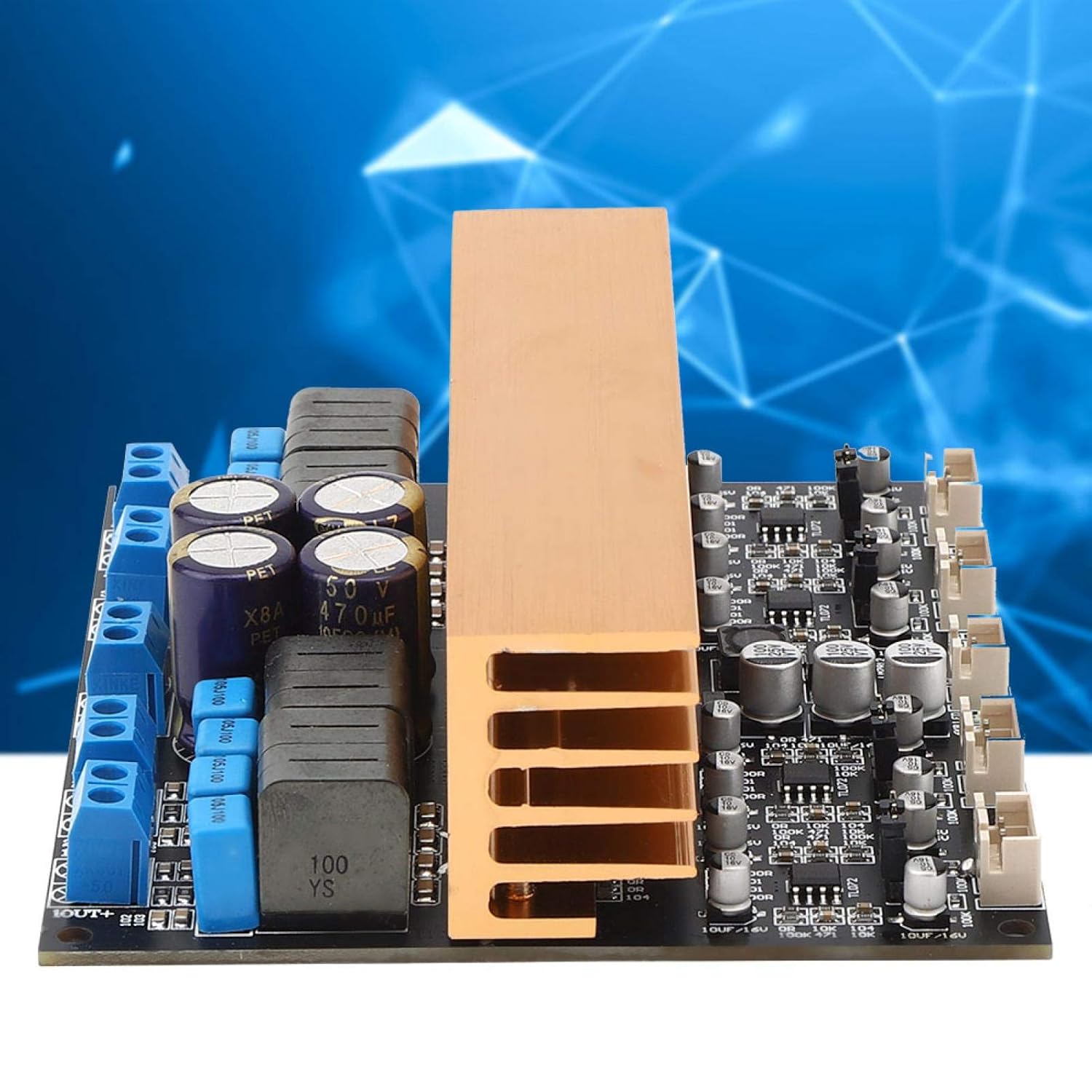 4-Sound Channel Digital Amplifier Board, Practical High-Power Tpa3255 Amplifier Module Class D Amp Module Audio Parts, with Simple Installation, for Sound System Speaker DIY