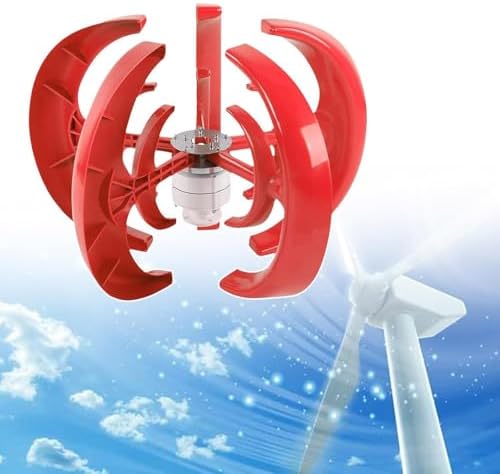 Portable Home Wind Turbine Kit - Horizontal Vertical Axle Generator with Blades & Controller, DIY Three-Phase Permanent Magnet Energy Solution for Renewable Energy