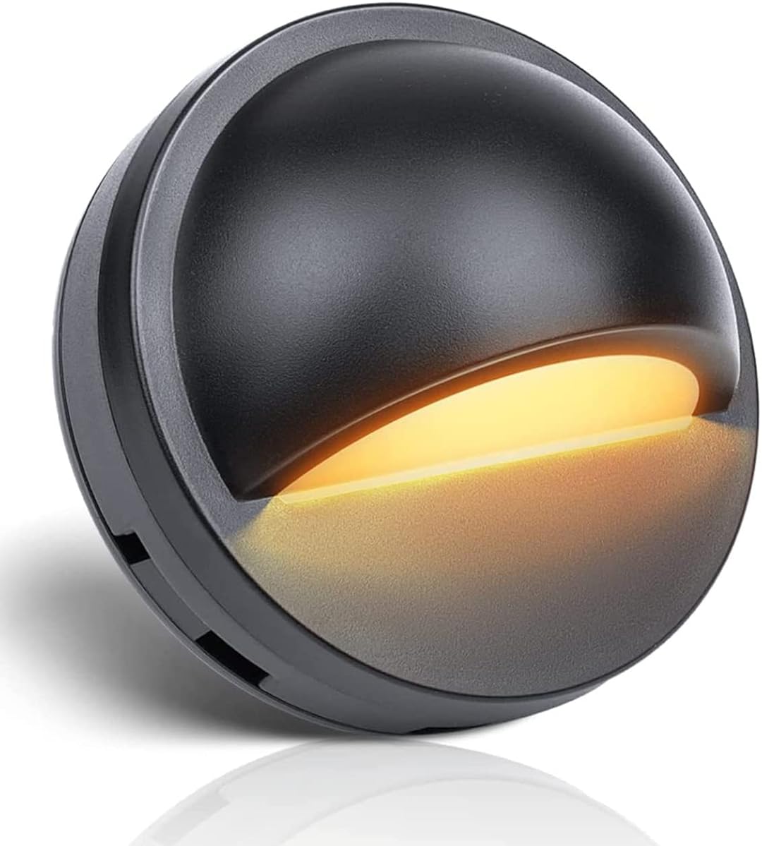 Low Voltage LED Deck Lights,Landscape Step Lights with 3W Integrated LED Chips,Die Cast Aluminum 12V AC/DC Stair Railing Post Accent Lighting Fixtures with Black Powder Coated Finish,2pcs (20pcs )