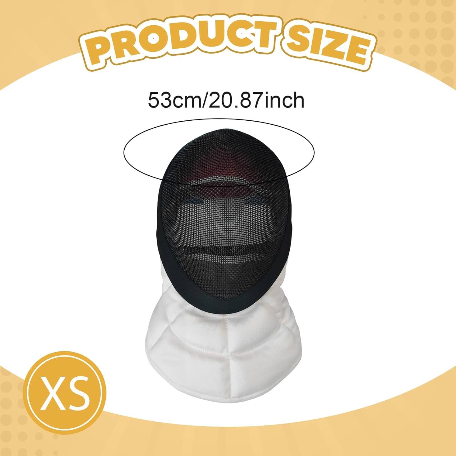 Colaxi Fencing Face Guard Breathable Stabproof for Sparring Kendo Sports Accessories, Fencing Epee