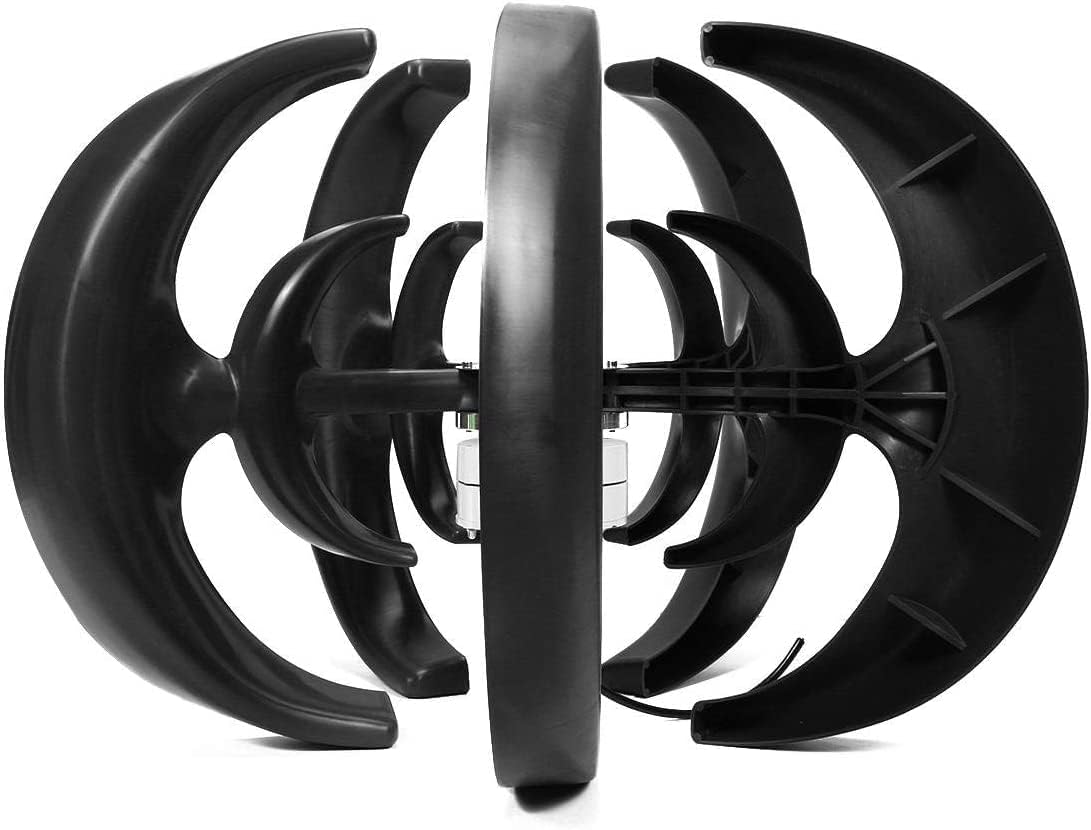 LiuSj JUnSt 9000W Vertical Axis Wind Turbines Generator 12V 24V Lantern 5 Blades Motor Kit Windmill Energy Charge Turbines for Home Camping
