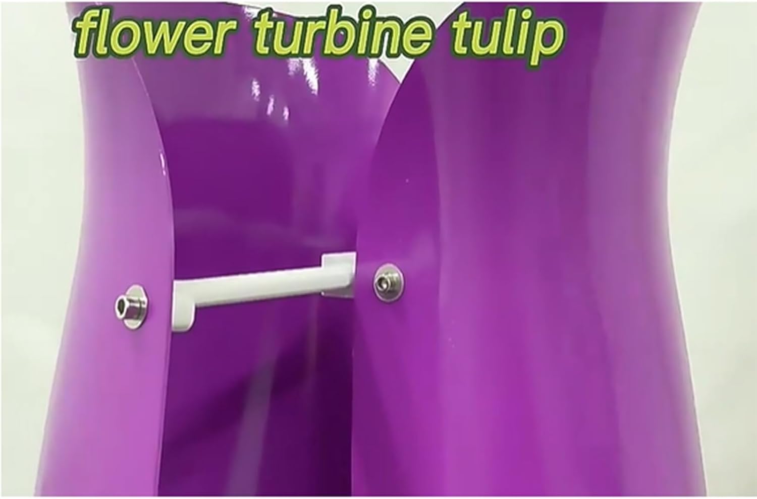 5KW Tulip Type Wind Turbine 12v 24v 48v Vertical Axis Wind Turbine Set Breeze Start Wind and Solar Complementary Power Generation System (Color : Purple, Size : 48V)