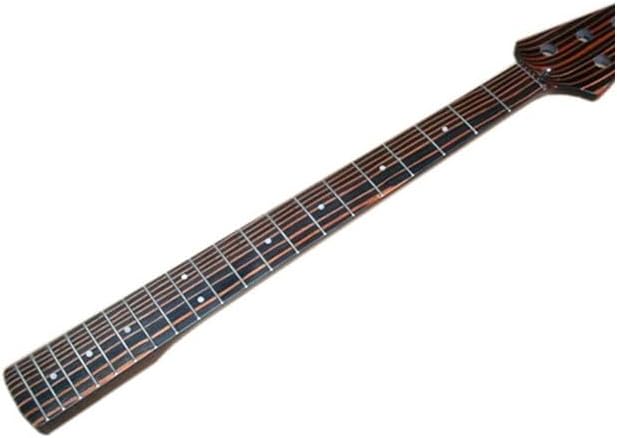20 Frets Zebrawood Electric Bass Guitar Neck 4 5 Strings Guitar Accessories Parts Musical Instruments(4strings)