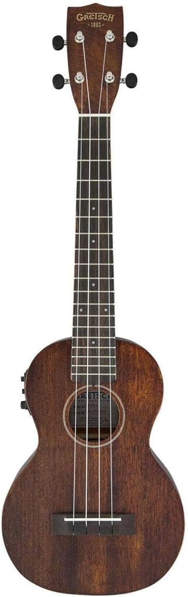 Gretsch G9110-L Concert Long-Neck Acoustic Electric Ukulele - Vintage Mahogany Stain