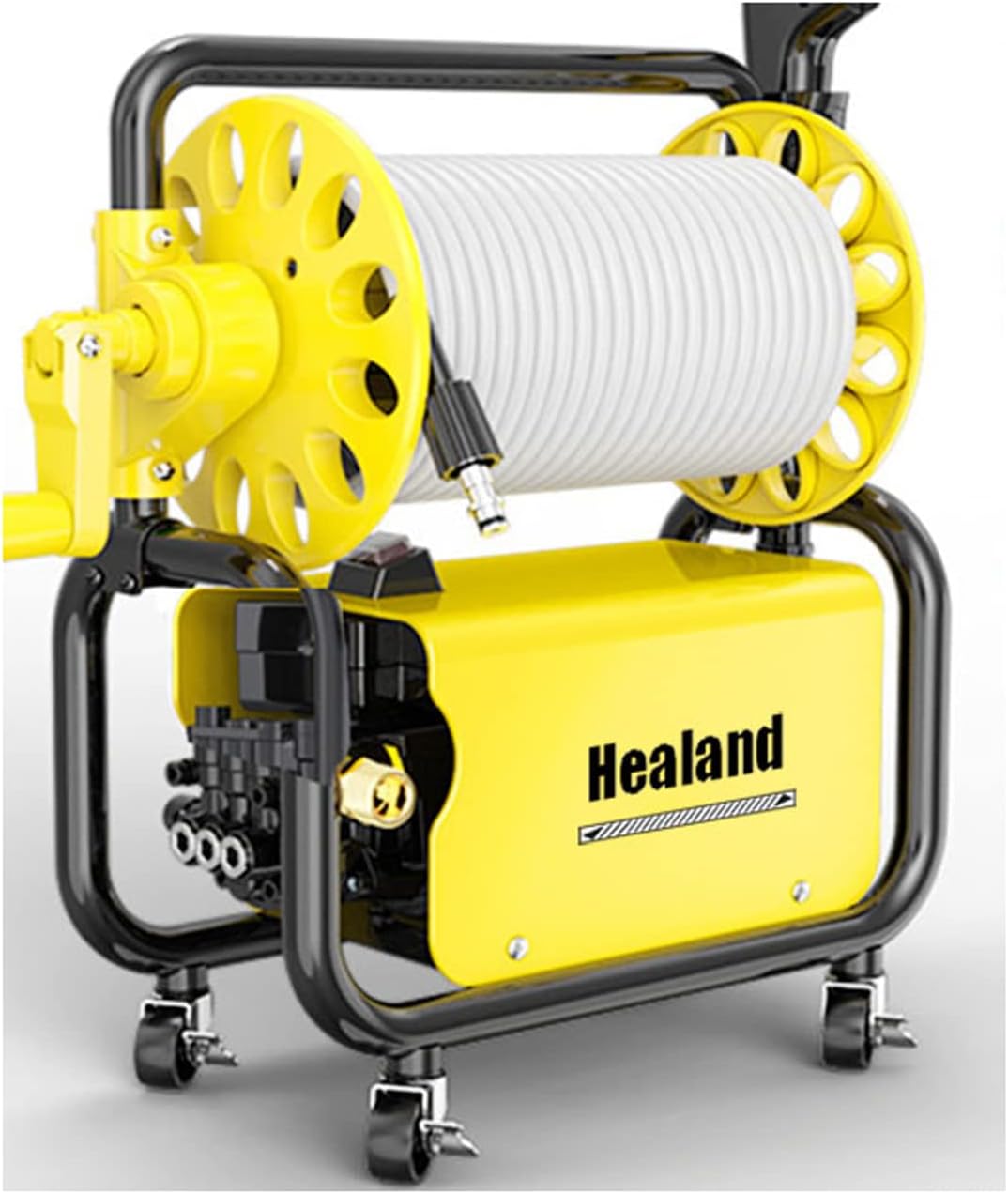 High Pressure Washer, 220V Portable 120bar Car Washing Machine Car Wash Water Gun Pump Foam Generator Cleaner