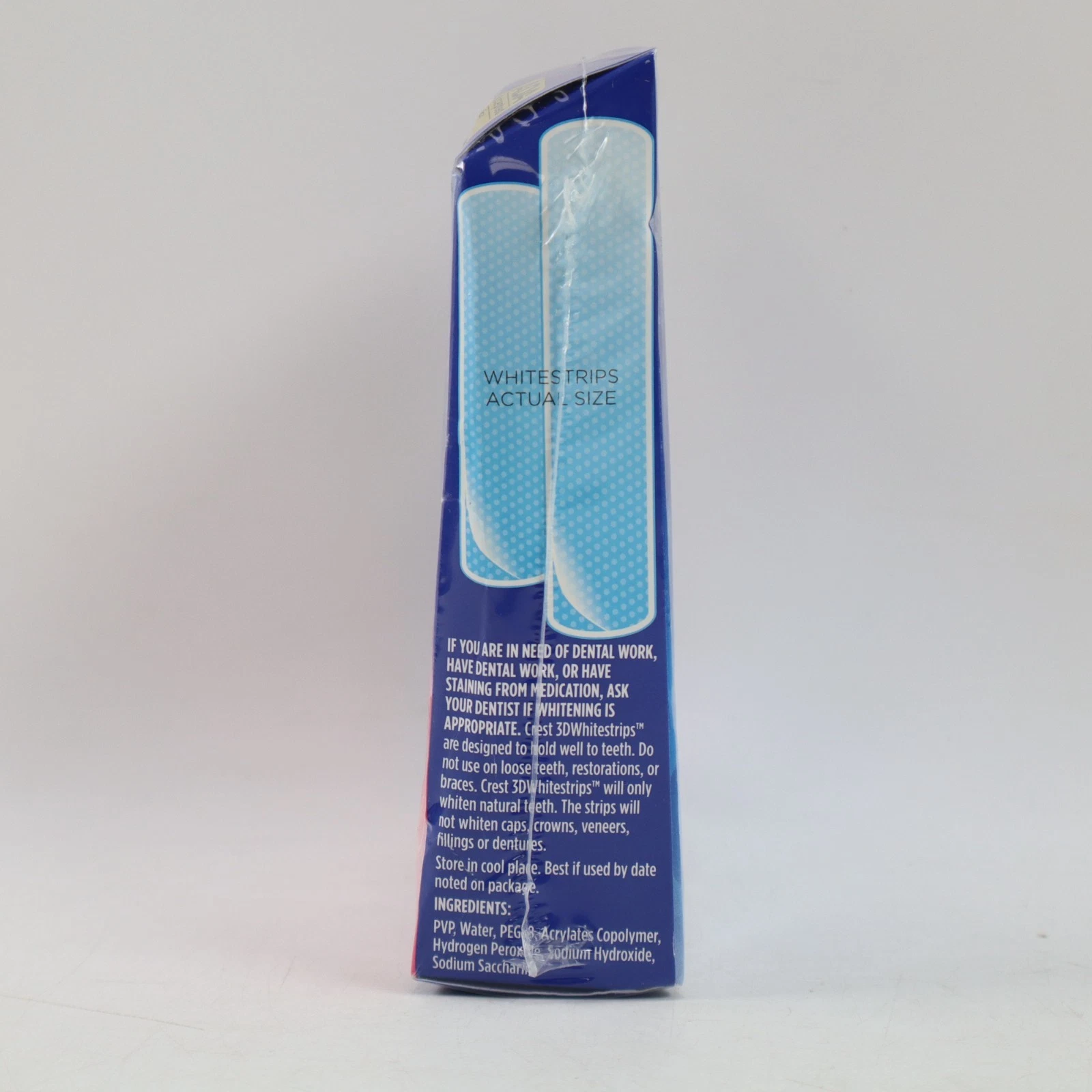 Crest 3D Whitestrips Sensitive At-Home Whitening Kit, 18 Treatments EXP 11/2025