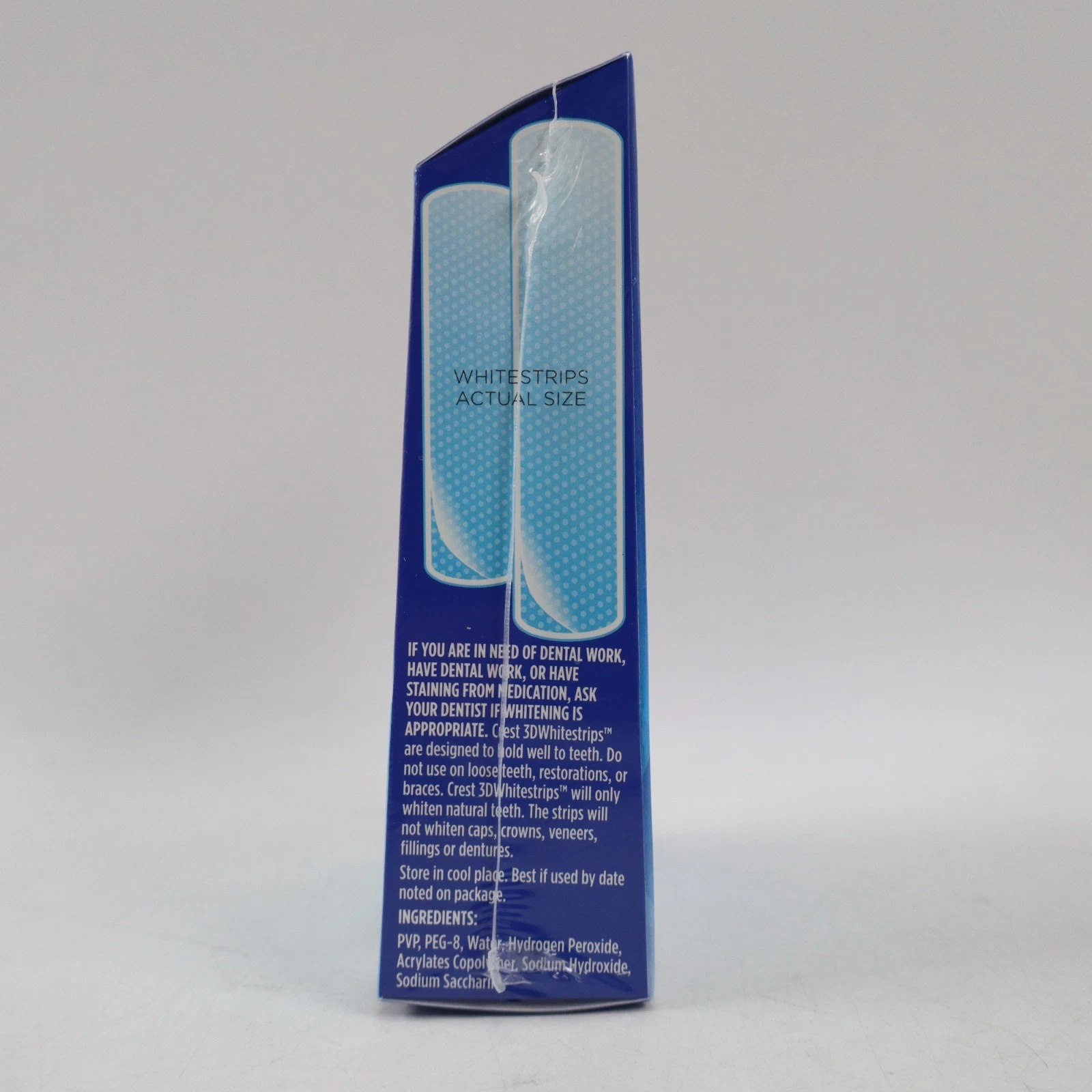 Crest 3D Whitestrips Vivid White Teeth Whitening Kit - 12 Treatments EXP 02/2026