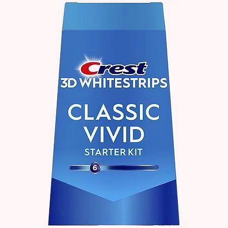 Crest 3D Whitestrips Vivid White Teeth Whitening Kit - 12 Treatments EXP 02/2026